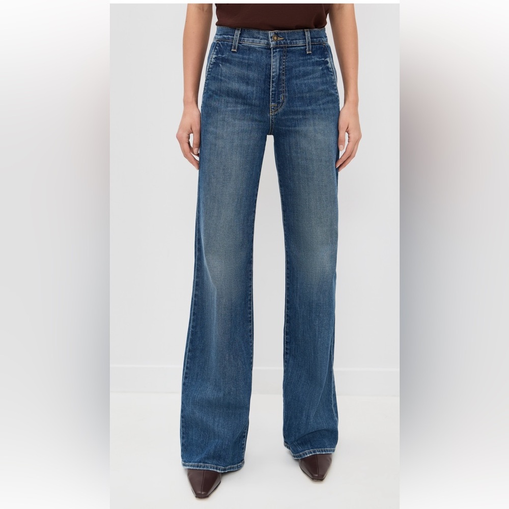 Nili Loten Anna Jean- High-Rise Stretch Flare